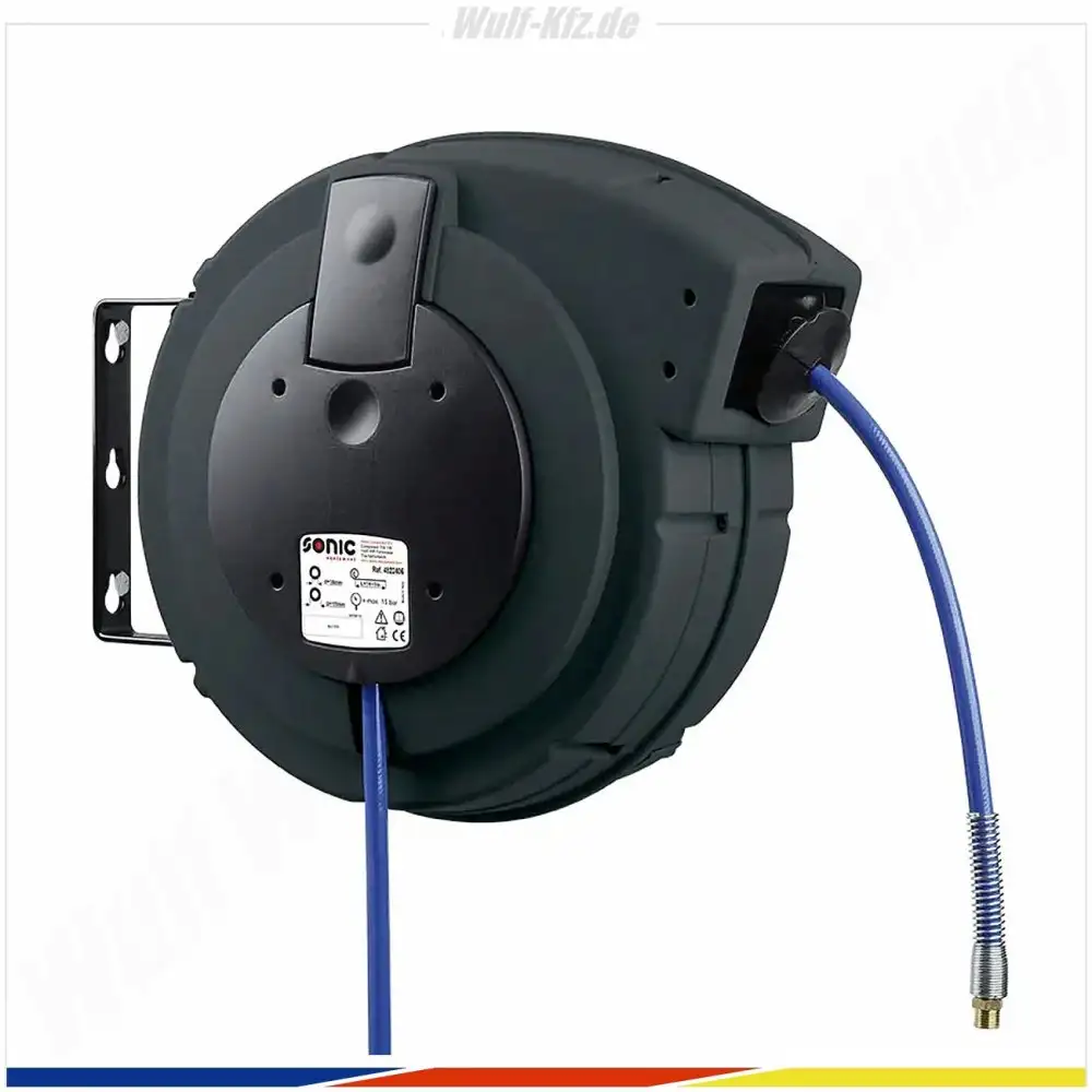Sonic Schlauchaufroller mit PU-Schlauch 15m / 15bar